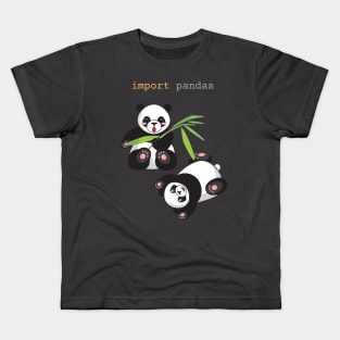 import pandas Kids T-Shirt